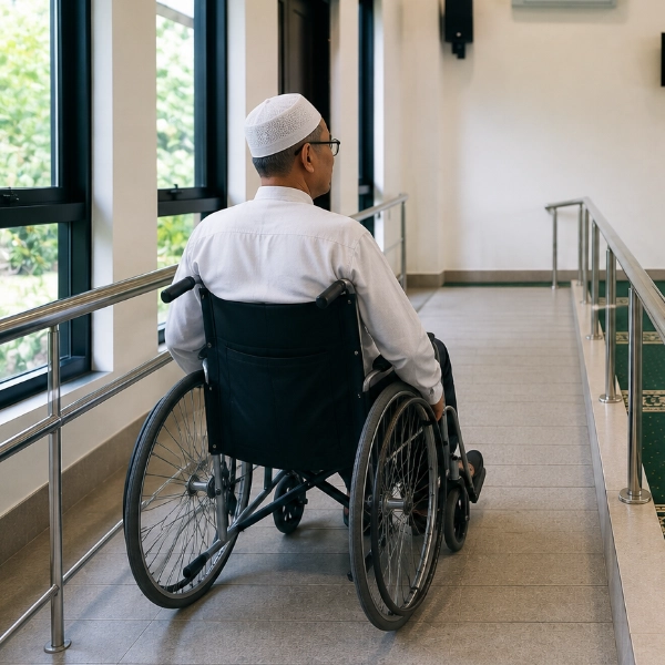 Fasilitas Ramah Diasabilitas Masjid Baitul Karim