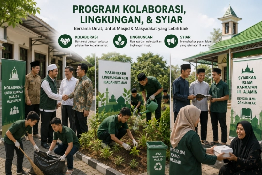 Program Kolaborasi, Lingkungan & Syiar Masjid Baitul Karim